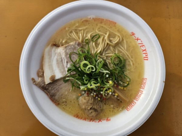 「日本三大地鶏 極上鶏白湯～三種肉盛り～」@第9回ラーメンEXPO2023in万博公園の写真