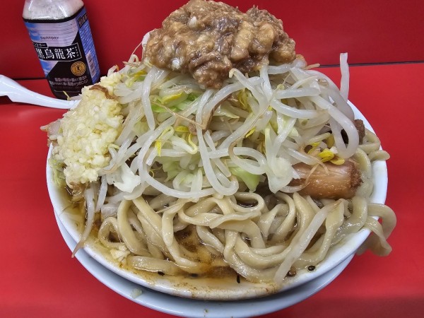 「小ラーメンつけ味　ニンニクアブラ　950円」@ラーメン二郎 ひたちなか店の写真