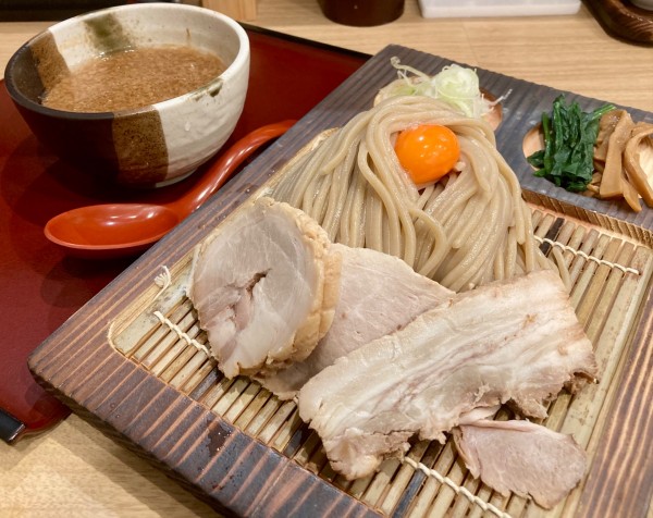 「特製生醤油つけそば」@麺屋 八徳の写真