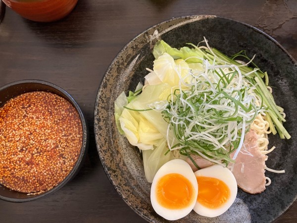 「廣島つけ麺　醤油だれ、5辛」@廣島つけ麺本舗 ばくだん屋 本店の写真