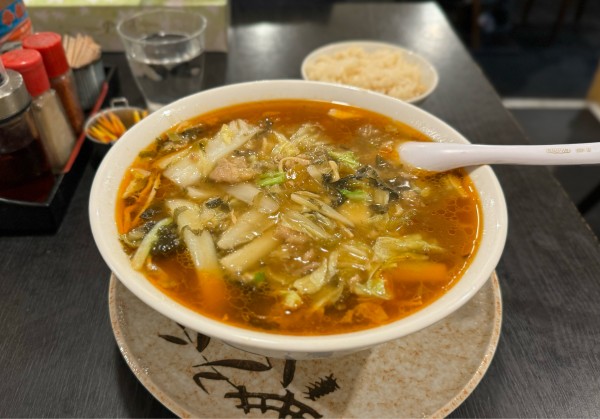 「だぁだぁ麺¥800（半ライス付）」@餃子屋 新橋 菊美の写真