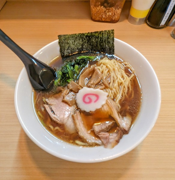 「生姜醤油中華そば　950円」@にしき之中華ソバの写真