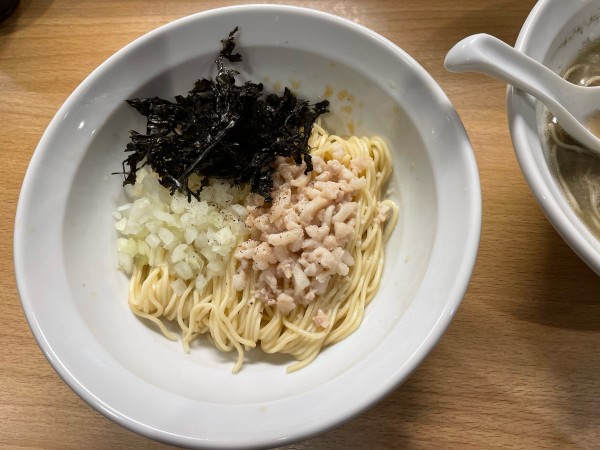 「背脂 和え玉￥400」@麺処 にぼし香の写真