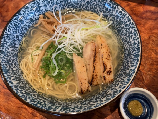 「鶏そば（あっさり）850円」@鶏そば 一瑳の写真