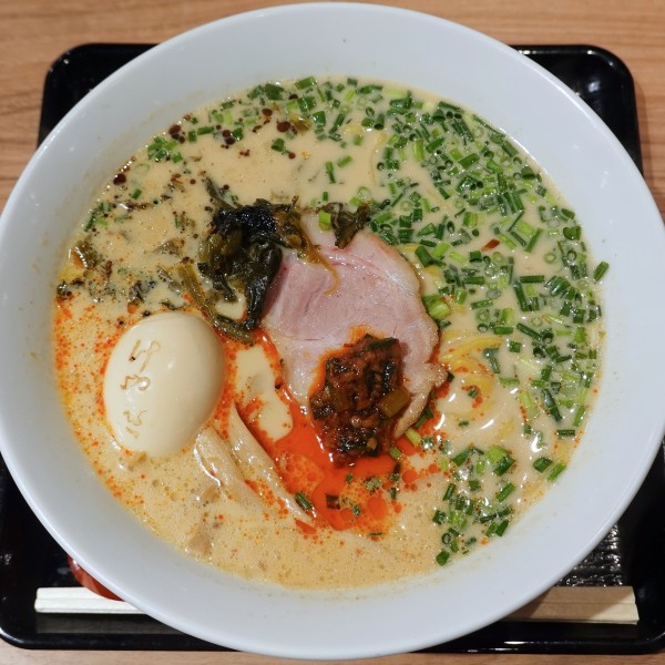 「鶏白湯拉麺 1,100円」@けやき 新千歳空港店の写真
