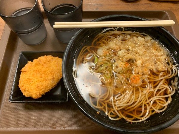 「コロッケそば 500円」@匠そばの写真