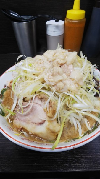 「ラーメン少なめ味ネギ」@ラーメン二郎 川越店の写真