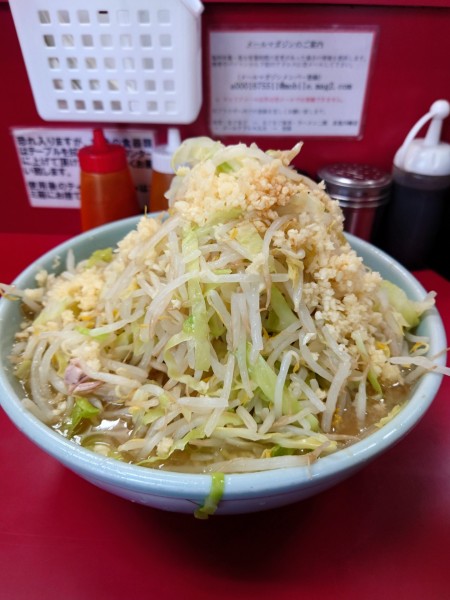 「男盛り  ニンニクマシマシ  カラメ」@ラーメン二郎 京急川崎店の写真