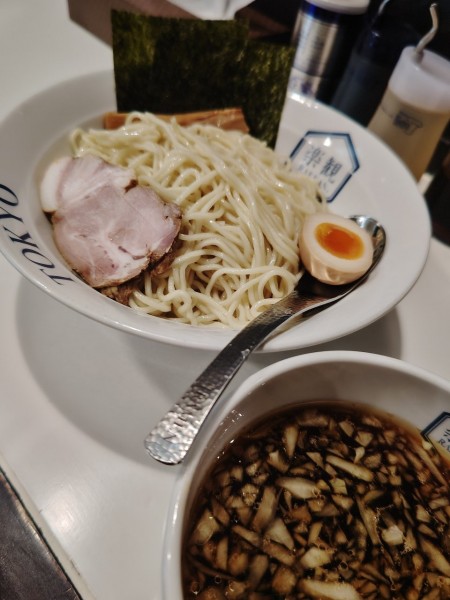 「琥珀つけ麺(1,150円)」@楽観 立川の写真