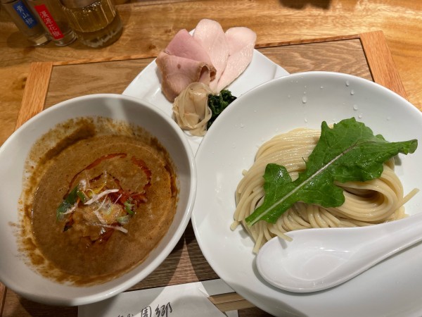 「赤つけ麺¥1,100」@麺屋 周郷 神田店の写真