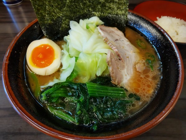 「特製朝ラー 並」@横浜家系らーめん 武術家の写真