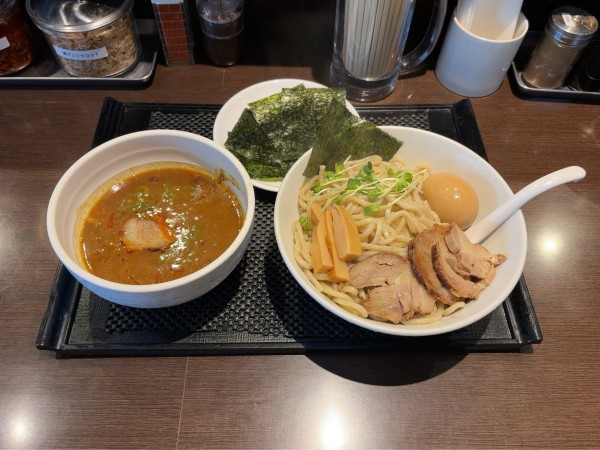「カレーつけ麺」@ブラウンの写真
