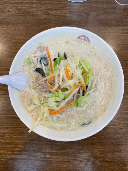 「豆乳タンメン」@珍來 柏藤ヶ谷店の写真