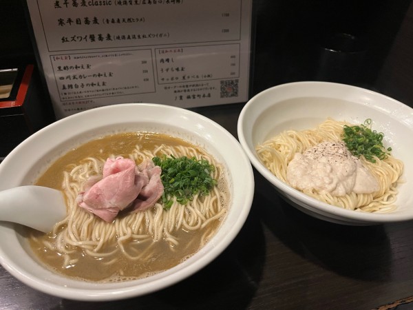 「紅ズワイ蟹そば」@灰汁中華 丿貫 福富町本店の写真