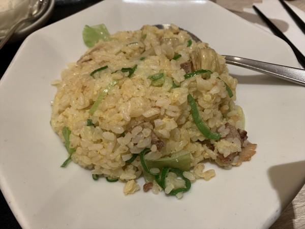 「五目あんかけそばセット(+半チャーハン・杏仁豆腐)」@チャーハン達人 アリオ北砂店の写真