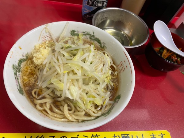 「麺半分豚1枚」@ラーメン二郎 越谷店の写真