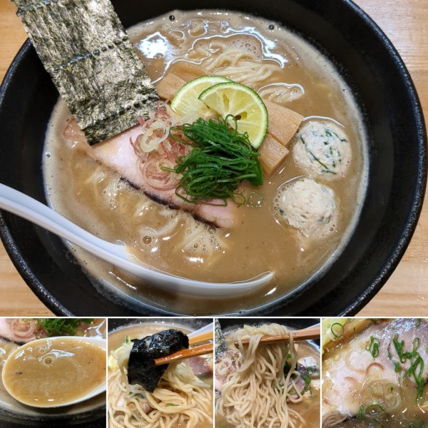 「ペタ濃魚豚らーめん(12/15限定)　1100円」@中華ソバ ビリケンの写真