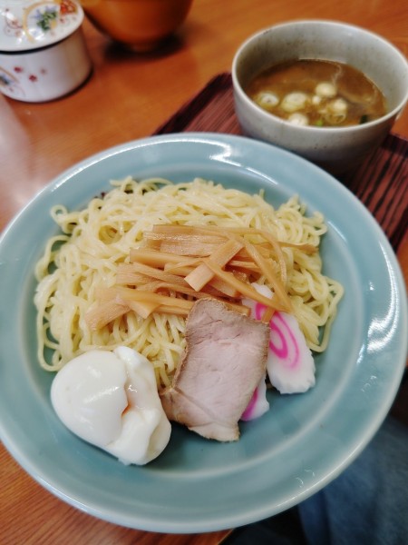 「つけ麺(醤油・大盛)(800円)」@中華飯店 駒の写真