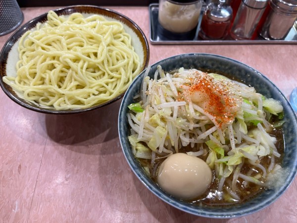 「もり野菜940円 味玉100円」@所沢大勝軒の写真