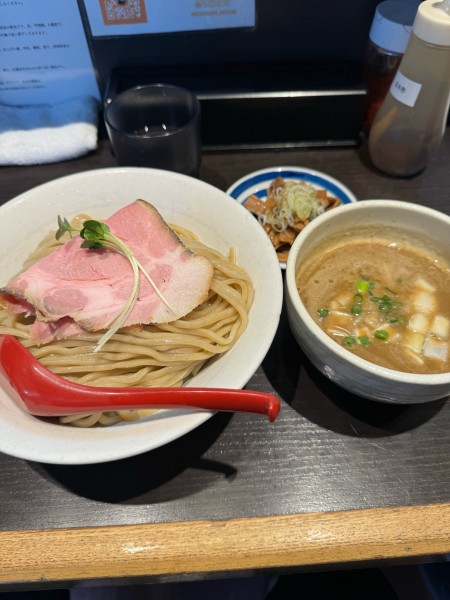 「つけ麺中盛り300gメンマ」@麺処 夏海の写真