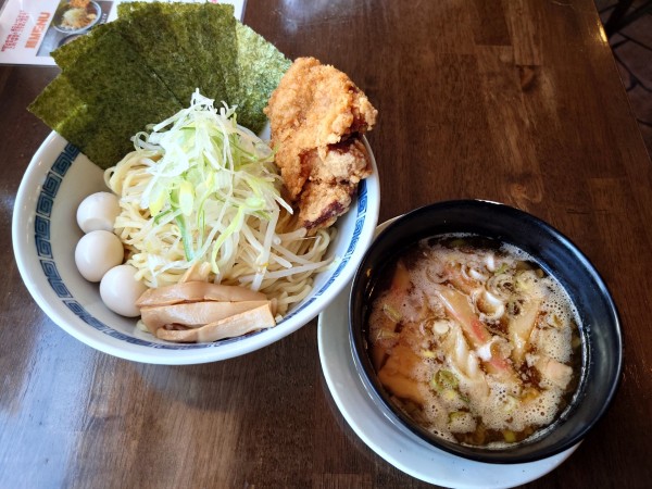 「特製坂戸つけめん(1200円)」@びんから食堂の写真