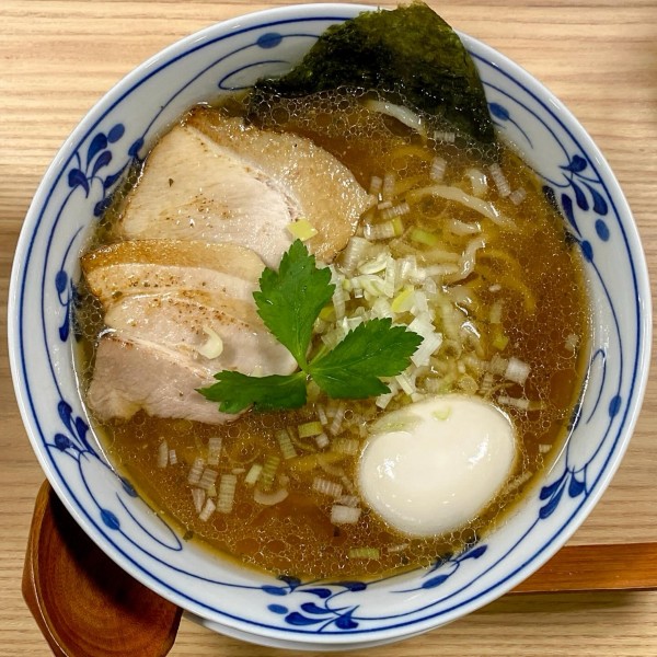 「煎酒醤油 ¥850 味玉 ¥150」@麺屋 寿の写真