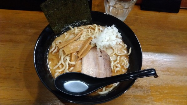 「鬼煮干しらーめん　塩　太麺　大盛」@麺処 六伍郎の写真
