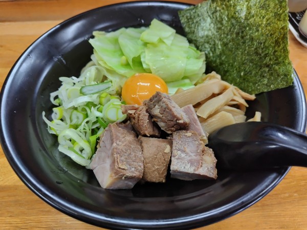 「油そば　並」@横浜ラーメン 萬年家の写真