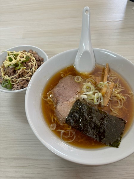 「昔ながら中華そば」@寺カフェ 中華そば水加美の写真