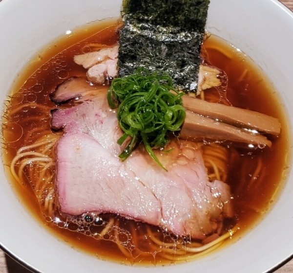 「地鶏醤油そば 950円＋味付き替え玉（トムヤム風）300円」@中華蕎麦 みうらの写真