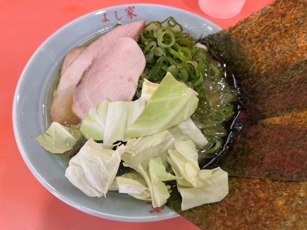 「ラーメン830円+九条ねぎ170円」@よし家の写真