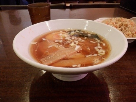 「ラーメン（ハーフ）」@創造中華華星 鴨居店の写真