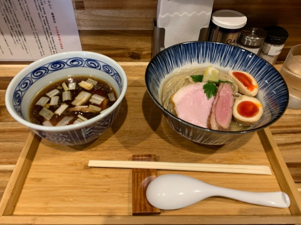 「昆布水つけ麺　醤油」@ハちゃんラーメンの写真