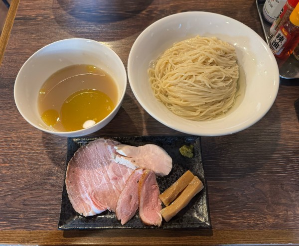 「【限定】柚子昆布水の牡蠣つけ麺」@麺屋 真心の写真