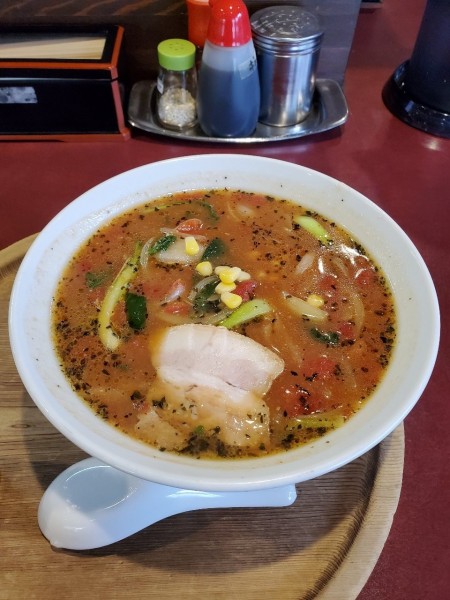 「味噌トマトラーメン@850」@石狩の写真