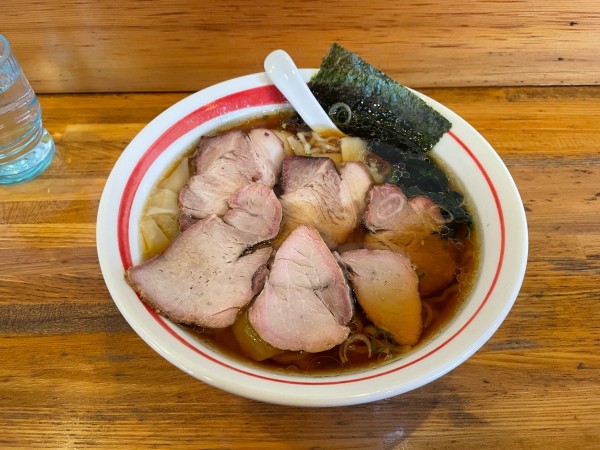 「チャーシューわんたんめん + 味付玉子」@白河手打ち中華 孫市の写真