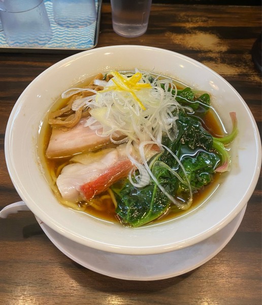 「限定(終了) 金目鯛の醤油らーめん ¥1600」@稲荷屋の写真