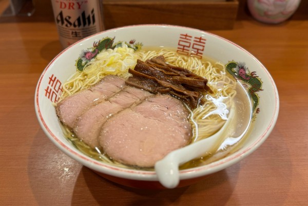「中華そば（大）¥800、焼豚¥200」@中華そば さとう 元町店の写真