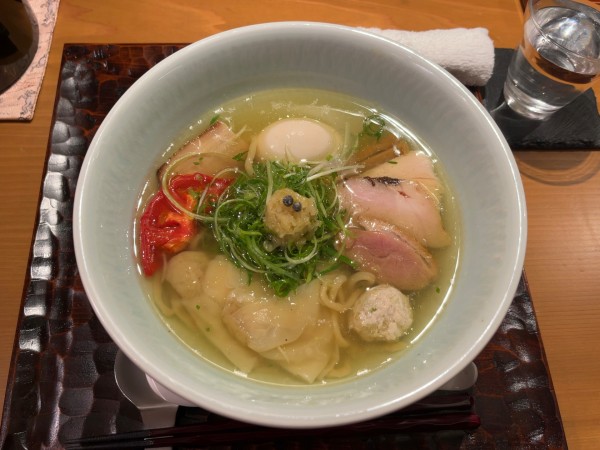 「特製塩そば」@饗 くろ㐂の写真