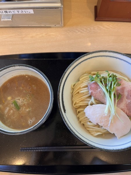 「鶏魚介つけ麺大盛り」@つけ麺 いな月の写真