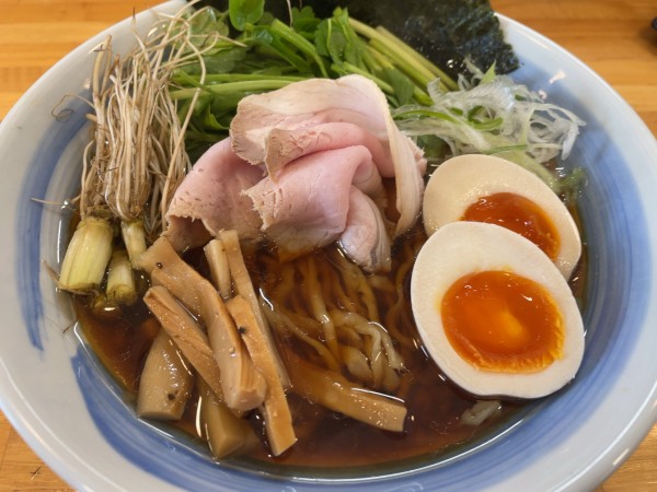 「限定：仙台芹と生姜醤油：1000円」@麺屋しん蔵の写真