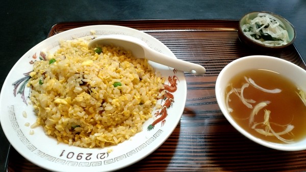 「五目チャーハン　600円」@満福食堂の写真