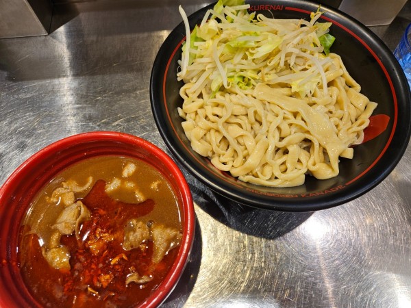「紅つけ麺」@麺創研 紅 府中の写真