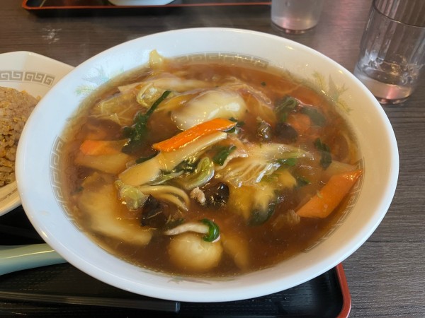 「五目広東麺」@万八ラーメン 虹ヶ丘店の写真
