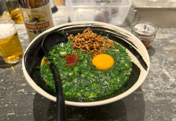 「【限定】4種の出汁のニラそば ¥1000」@バロンヌードルの写真