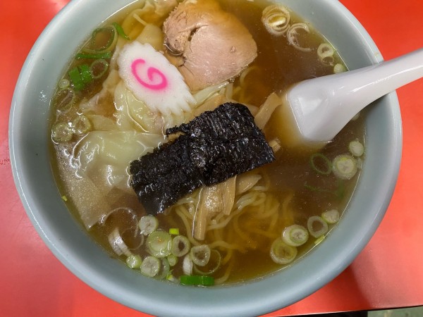 「ワンタンメン　600円」@おがわの写真