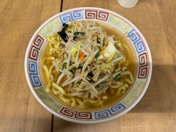 「たんめん(太麺)100円＊シュミレーションOPENメニュー」@らーめん藤加の写真