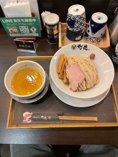 「鯛塩つけ麺(1001円)」@鯛塩そば 灯花 そごう横浜店の写真