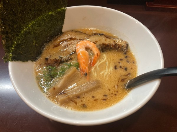 「濃厚海老味噌（限定）」@麺やOKの写真