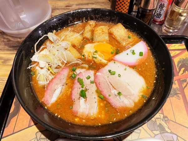 「戦国武将らぁめん徳川家康　990円」@らあめん花月嵐 綱島駅前店の写真